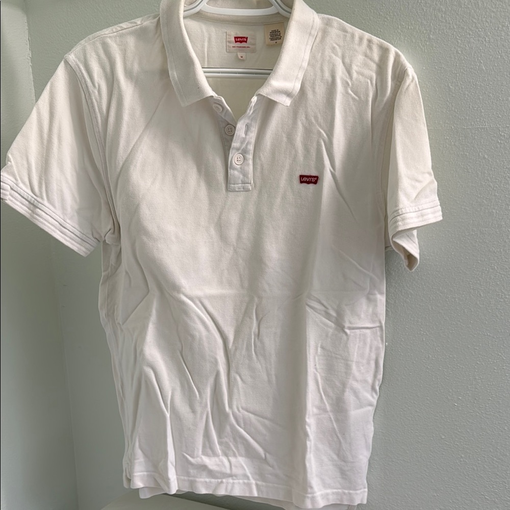 Levi's Men's Classic Cream Polo Shirt